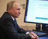 러 푸틴 대통령, 자가격리 중 온라인 투표로 총선 참여