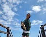 '치과의사♥' 전혜빈, 울릉도서 뽐낸 얇디얇은 '젓가락 각선미'