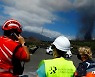 스페인 화산 폭발, 솟아오르는 용암