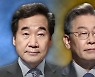 이재명 43.7% vs 윤석열 36.3%..이재명 45.2% vs 홍준표 36.0%
