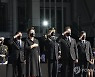 경례하는 문재인 대통령