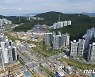 개발 진행중인 대장동 일대의 모습