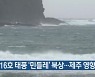 제16호 태풍 '민들레' 북상..제주 영향 촉각