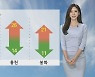 [날씨] 휴일 구름 많고 일교차 커..동해안 너울성 파도