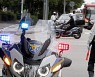 인천경찰 '배달 오토바이 교통위반 단속'