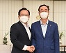 김부겸 국무총리 만난 장세용 구미시장