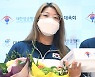[ST포토] 강채영 '꽃다발 안고'