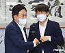 인사 나누는 원희룡-이준석