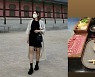 '안성현♥' 성유리, 쌍둥이 임신하더니 먹는 양도 두 배 됐나..살짝 보이는 D라인