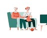 '코로나로 TV시청이 취미가 된 노인들'..각종 질환 주의요망