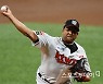 '뭇매' 데스파이네, 두산전 7이닝 14피안타 8실점