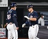 김재환 '타격감이 핫 해'[포토]