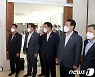 김영록 지사, 국제수묵비엔날레 해남 전시관 방문