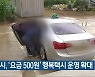 청주시, '요금 500원'  행복택시 운영 확대