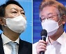 이재명 "尹, 대장동 대출 왜 수사안했나" 윤석열 측 "급한가보다"