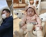 한지혜, ♥검사 남편과 딸 자는 모습도 '복붙'이네 "누가 봐도 붕어빵"