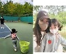 소유진 '♥백종원' 딸 세은과 주말 아침 테니스 "엄마 아빠 따라나선 꼬맹이"