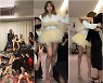 '86kg→56kg' 옥주현, 미니스커트 입고 깡마른 다리 자랑