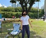 '정석원♥' 백지영, 딸이 벌써 이렇게 컸나.."무궁화 꽃이 하자며~"