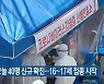 부산 오늘 40명 신규 확진..16~17세 접종 시작