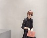 홍은희, 골프웨어 벗고 시크한 올블랙 패션 "안녕"