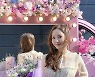 "꽃밭에 박민영이 피었습니다"..박민영, 러블리 요정의 팬 커피차 인증[★SHOT!]