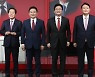 "윤석열, 제2의 전두환이냐" vs "홍준표 본인이 계승한다며"