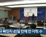 전북 신규 확진자 45일 만에 한 자릿 수