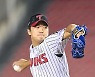 LG 마무리 고우석,'끝까지 가보자' [사진]