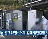 경남 신규 75명..거제·김해 집단감염 잇따라