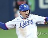 김상수 만루서 싹쓸이 2루타..삼성, 선두 kt 승률 0.001차 추격