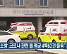 "전북소방, 코로나19 관련 월 평균 4백63건 출동"