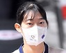 최정민 '마스크에 ONE IBK'[포토]