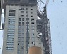 광주 아파트 신축현장 외벽붕괴..3명 부상·추가 붕괴 위험(종합)