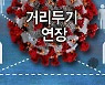 거리두기 조정안 설 연휴까지 가닥 '사적모임 6인·영업시간 9시'