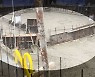 '쩍' 푹 꺼진 바닥, 쏟아진 콘크리트..붕괴 10분 전 영상