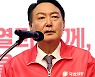윤석열, 北 미사일 발사에 '주적은 북한' 5자 메시지 작성