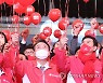 풍선 날리는 윤석열