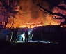 부산 봉래산 산불 발생, 사찰 대웅전·임야 2만5000㎡ 전소