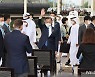 두바이 엑스포 한국의 날 공식행사 참석하는 문 대통령 내외