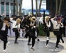 두바이 엑스포 한국의 날 공연하는 그룹 스트레이 키즈