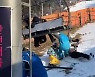 위험천만한 스키장 리프트 역주행 사고