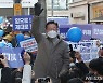 안성 시민들  만난 이재명 후보