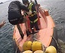 남해어업관리단, 통영 무인도 갯바위서 응급환자 구조
