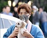 강남, '반려견 강북이와 함께 출근해요~' [MD포토]