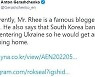 우크라 내무부 장관 보좌관 "이근, 특별한 경험 덕분 작전 리더로 배치" 격려 트윗