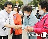 공식 운동 첫날, 시민들 만난 박찬식 제주지사 후보
