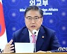 박진 외교 장관 왕이 외교부장과 화상 논의