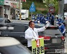 무소속 태백시의원 후보의 나홀로 선거운동