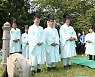 김동연 후보, 상촌공 김자수 선생 묘소 참배